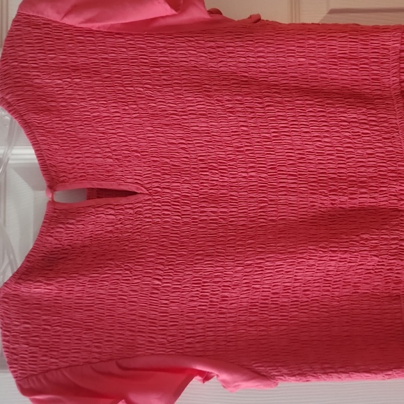 Zesica Pink Smocked Dress - Picture 7 of 8